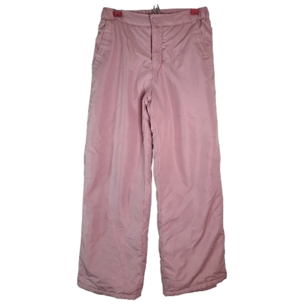 INSULATED SNOW SKI PINK PANTS SZ 8 - Picture 1 of 7